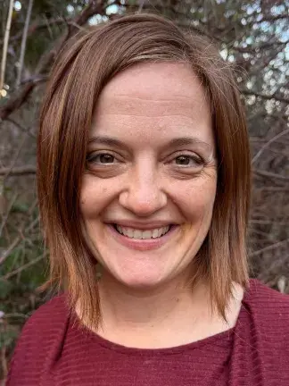 Nicole navratil smiling at camera